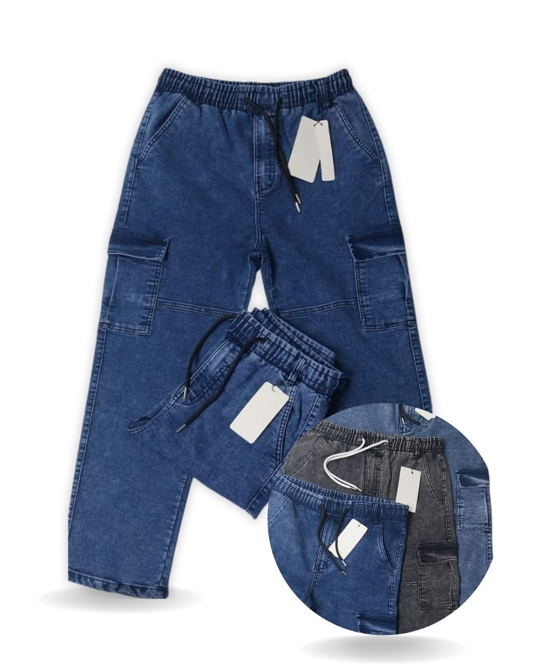 Exclusive 3pcs Baggy Jeans Collection for Men - Image 2